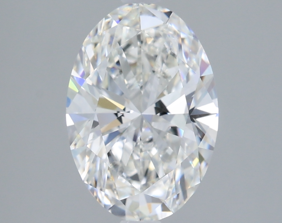 2.5 carat f VVS2 EX Cut IGI oval diamond