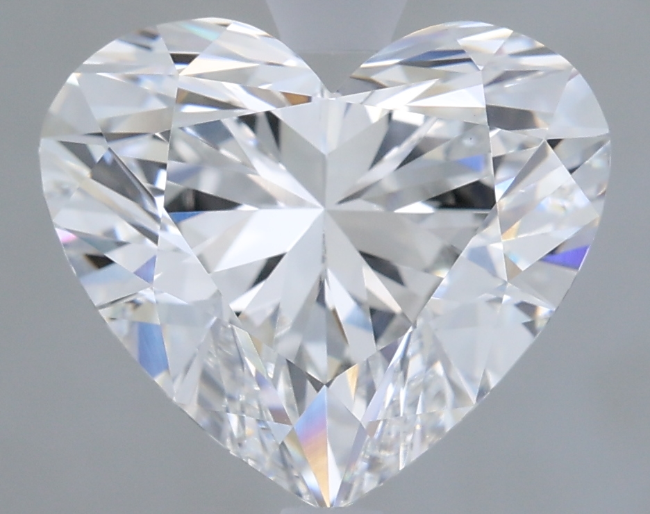 3.08 carat d VVS2 EX Cut IGI heart diamond